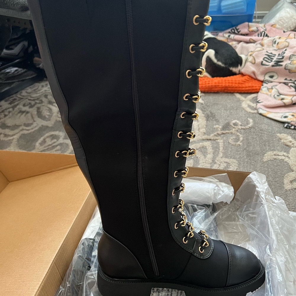 Just Fab “biker” boots
